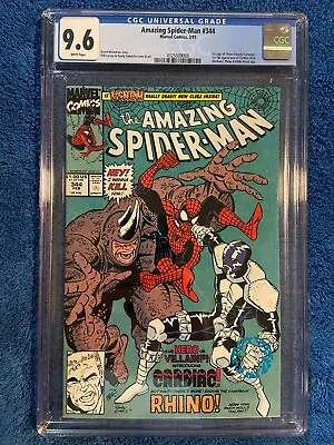 Buy Amazing Spider-man #344 Cgc 9.6 W Key (1991) • 51.47£