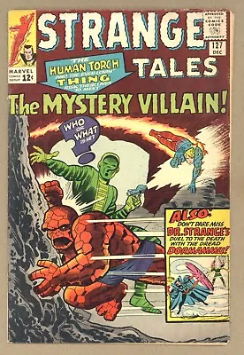 Buy Strange Tales 127 VGF Kirby Clobberin' Time Pin-up Ditko 1964 Marvel Comics T623 • 51.39£