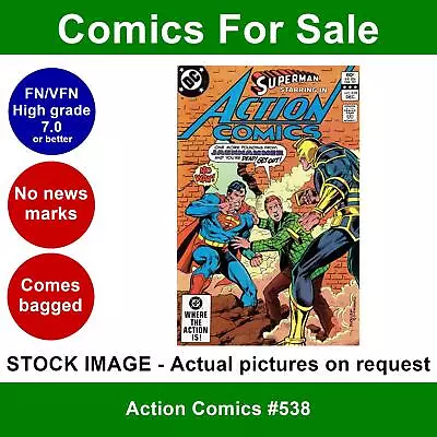 Buy DC Action Comics #538 Comic - FN/VFN Clean 01 December 1982 • 4.99£