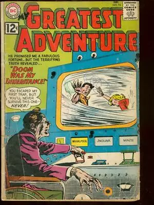 Buy My Greatest Adventure Dc Comics #74 1962 Horror Terror Fr/g • 15.29£