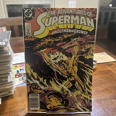 Buy The Adventures Of Superman Comic Book #432 DC Comics 1987 VERY HIGH GRADE UNREAD • 9.50£