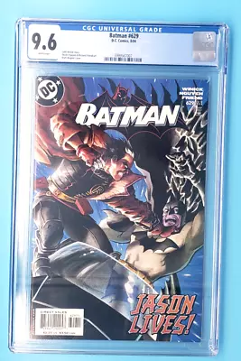 Buy 🦇batman #629 Cgc 9.6🦇white Pages🦇jason Todd Vs Robin Batman Cover🦇dc 2004🦇 • 52.27£