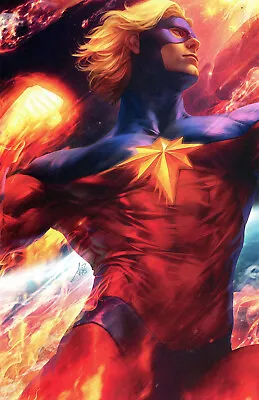 Buy Captain Marvel (11th Series) #34B VF; Marvel | 1:100 Artgerm Virgin Variant - We • 80.22£