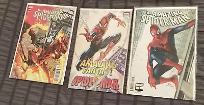 Buy Amazing Spider-Man Variant Comic Lot 1Q (V6) & 800 (V 4) & Amazing Fantasy 1000 • 43.82£