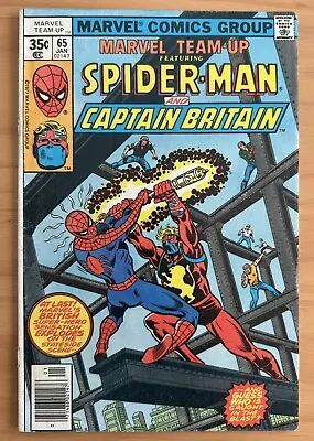 Buy Marvel Team Up #65 1st Appearance Of US Captain Britain ! • 39.42£