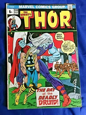 Buy Free P & P; Thor #209, Mar 1973:  Warriors In The Night!  • 4.99£