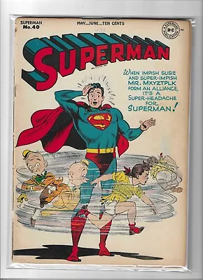 Buy Superman # 40 Fair/Good [1946] DC Golden Age • 195£