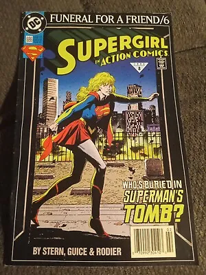Buy SUPERGIRL IN ACTION COMICS #686 (1993) DC Comics NM/M FUNERAL FOR A FRIEND #6 • 4.81£