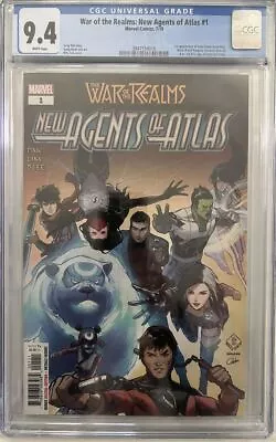 Buy War Of The Realms: New Agents Of Atlas #1 CGC 9.4 Many 1st Appearances • 39.97£