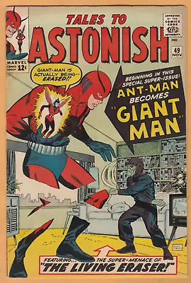 Buy Tales To Astonish #49 - Ant-Man Becomes Giant Man - Wasp - OW - FN (6.0) • 118.55£