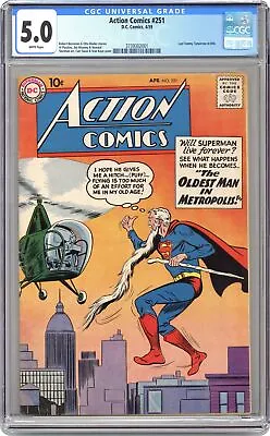 Buy Action Comics #251 CGC 5.0 1959 3739302001 • 229.57£