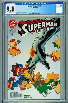 Buy ACTION #747 CGC 9.8-1998- Superman-DC-Comic Book-4330291014 • 99.33£