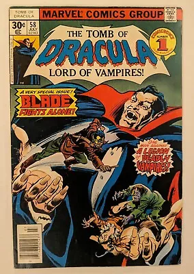 Buy The Tomb Of Dracula #58, Marvel Comics, July 1977 • 17.30£