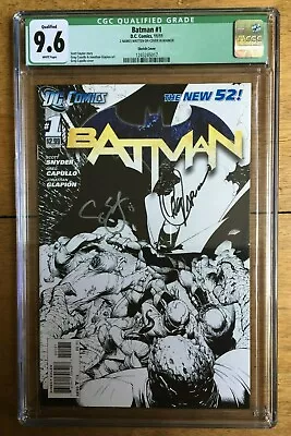 Buy Batman #1 1:200 Greg Capullo Sketch Variant CGC 9.6 Signed Capullo Scott Snyder • 595£
