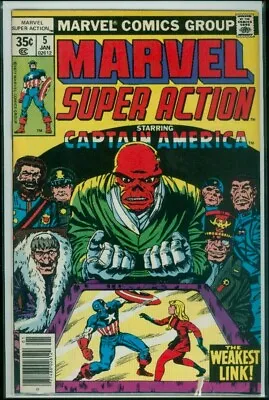 Buy Marvel Comics MARVEL SUPER ACTION #5 Reprints Captain America #103 FN+ 6.5 • 4£