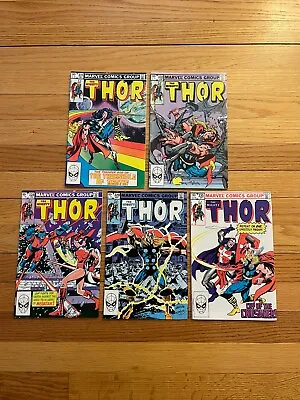 Buy Mighty Thor #328 #329 #330 #331 #332 Marvel Comics 1983 COMBINE SHIPPING . • 31.66£