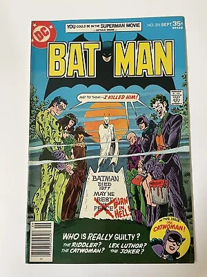 Buy Batman Volume 1 Issue 291 DC Comics 1977 • 39.58£