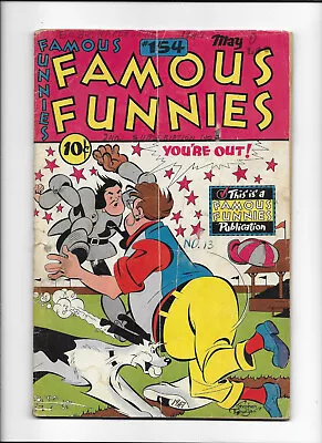 Buy Famous Funnies #154 [1947 Gd] Baseball Cover! • 7.96£