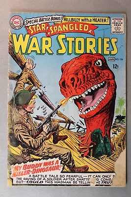 Buy Star Spangled War Stories #124 *12/65-1/66*  My Buddy Was A Killer-Dinosaur!  • 1.56£