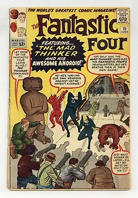 Buy Fantastic Four #15 FR 1.0 1963 • 70.45£