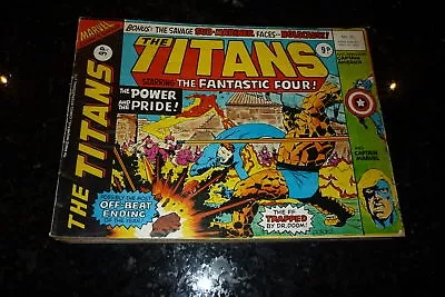 Buy THE TITANS Starring The FANTASTIC FOUR - No 30 - Date 15/05/1976 - Marvel Comic • 9.99£