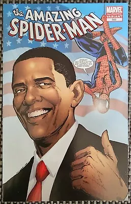 Buy The Amazing Spider-Man #583 (2009) 3rd Print,  Barack Obama Cover  • 4.82£