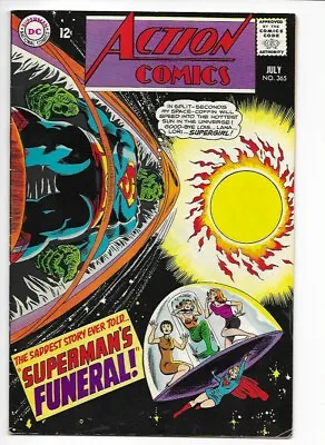 Buy 1968 DC Action Comics #365 VF- 7.5 • 19.30£