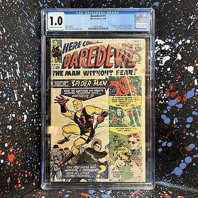 Buy Daredevil #1 (Apr 1964, Marvel) 1st APPEARANCE - KEY ISSUE - CGC GRADED 1.0 • 1,027.79£