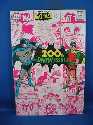 Buy Batman 200 Vf Neal Adams Joker 1968 • 158.12£