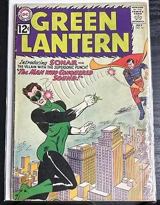 Buy Green Lantern #14 - Dc 1962 - 1st App & Origin Sonar - Vg • 30.82£