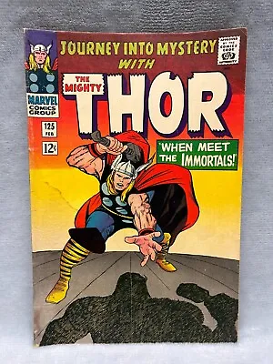 Buy Journey Into Mystery #125 (1965) Marvel Comics Last Issue! Silver Age Thor! FN • 32.15£
