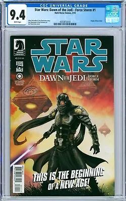 Buy Star Wars: Dawn Of The Jedi - Force Storm #1 2012 Dark Horse CGC 9.4 1st Xesh... • 118.31£