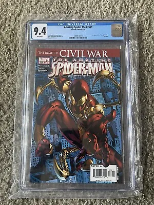 Buy  Amazing Spider-man #529 CGC VERIFIED 9.4 1st Appearance Iron Spidey Armor Suit  • 87.10£