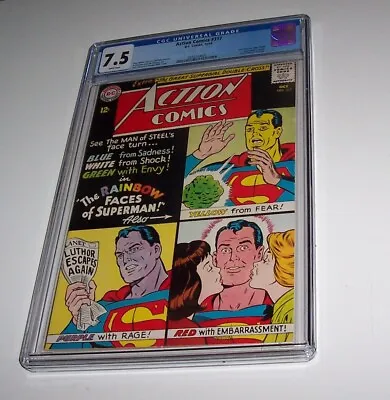 Buy Action Comics #317 - DC 1964 Silver Age Issue - CGC VF- 7.5 - Supergirl / Luthor • 193.70£