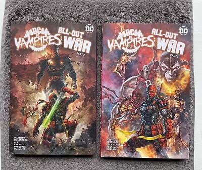 Buy DC Vs Vampires: All Out War Parts 1 & 2 - DC Hardcover Collection (2 Books) • 13£