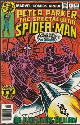 Buy Spectacular Spider-Man #27, 1st Frank Miller Daredevil VF 8.0 Newsstand • 20.71£