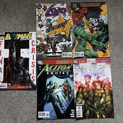 Buy 5 Assorted DC - Lobo, Batman Legends,  Action Comics, Dance. • 5£