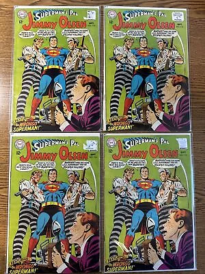 Buy Superman’s Pal Jimmy Olsen #114 X4 Lot DC 1st Print Silver Age Mid Grade Copies • 16.08£