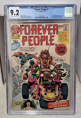 Buy Forever People #1 (1971) CGC 9.2 - 1st Appearance Of Darkseid DC Comics Key • 317.70£