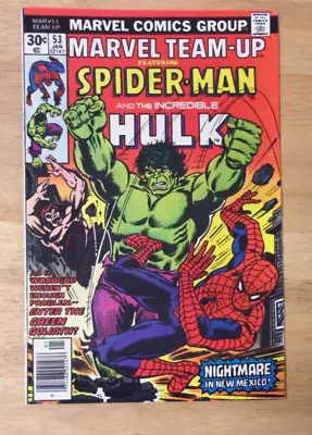 Buy Marvel Team-up #53 1977 Sharp Vf Minus X-men Hulk,and Woodgod Byrne • 24.93£