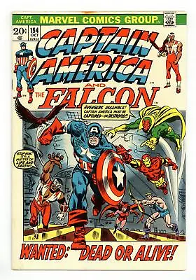 Buy Captain America #154 VF- 7.5 1972 • 34.69£
