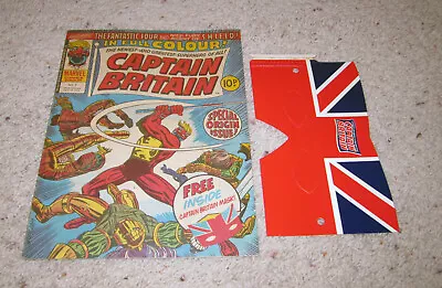 Buy Captain Britain 1  WITH MASK  Vol 1 MCU? HTF  UK LOT Avengers Xmen 97 • 236.39£