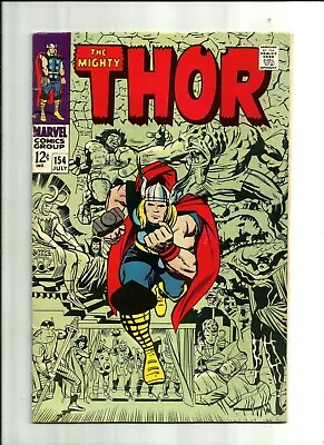 Buy THE MIGHTY THOR #154 (1968, Marvel)  Silver Age Comic • 47.44£