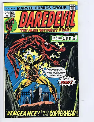 Buy Daredevil #120 Marvel 1975 '' Vengeance ! Cries The Copperhead ! '' • 15.99£