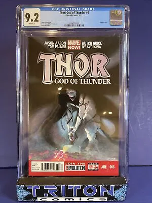 Buy Thor God Of Thunder #6  CGC 9.2 GORR Origin! Knull Marvel Graded Comic 2013 • 78.84£
