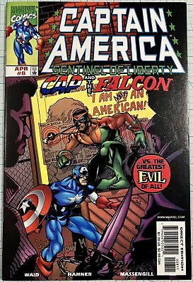 Buy Captain America: Sentinel Of Liberty #8 NM Marvel 1999 Sam Wilson In Cap Uniform • 11.82£