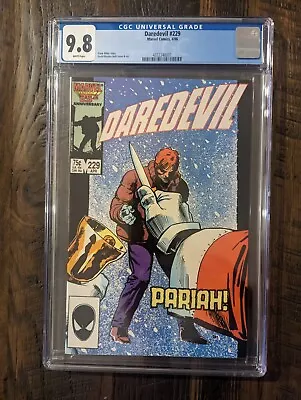 Buy Daredevil #229, CGC 9.8, Born Again Arc, 1986 Marvel, White Pages  • 222.18£