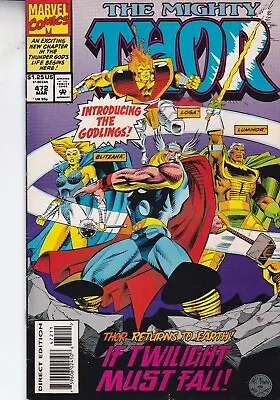 Buy Marvel Comics The Mighty Thor Vol. 1 #472 March 1994 Fast P&p Same Day Dispatch • 4.99£