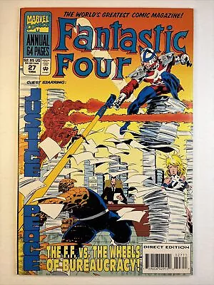 Buy Fantastic Four Annual #27 NM/NM+ 1994 1st Time Variance Authority Deadpool 3 • 9.49£