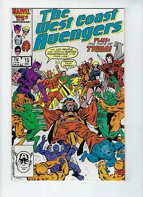 Buy WEST COAST AVENGERS # 15 (THE LADY OR THE TIGRA, HIGH GRADE, Dec 1986) NM • 3.95£
